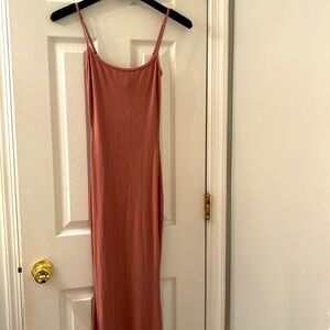 New SKIMS Soft Lounge Long Slipdress Rose Clay Size Small